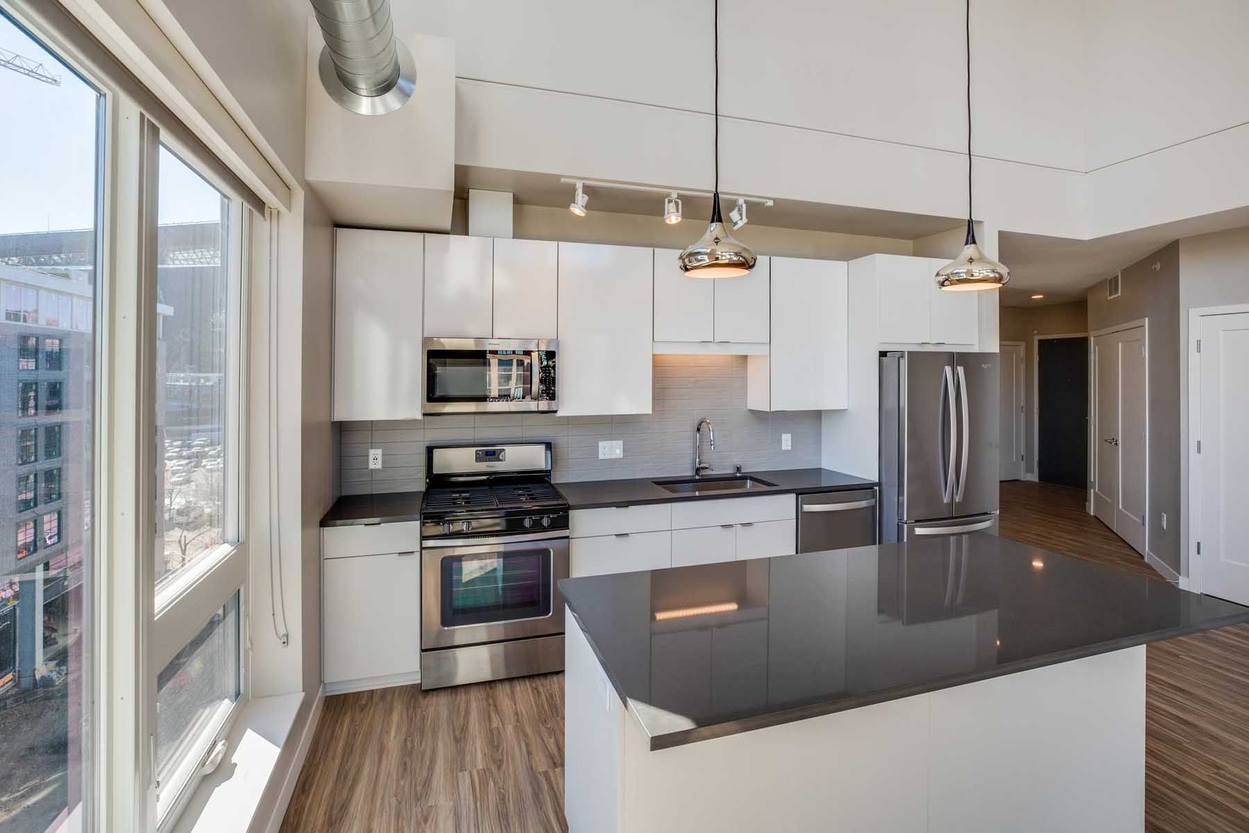 Modern spacious kitchen at East End